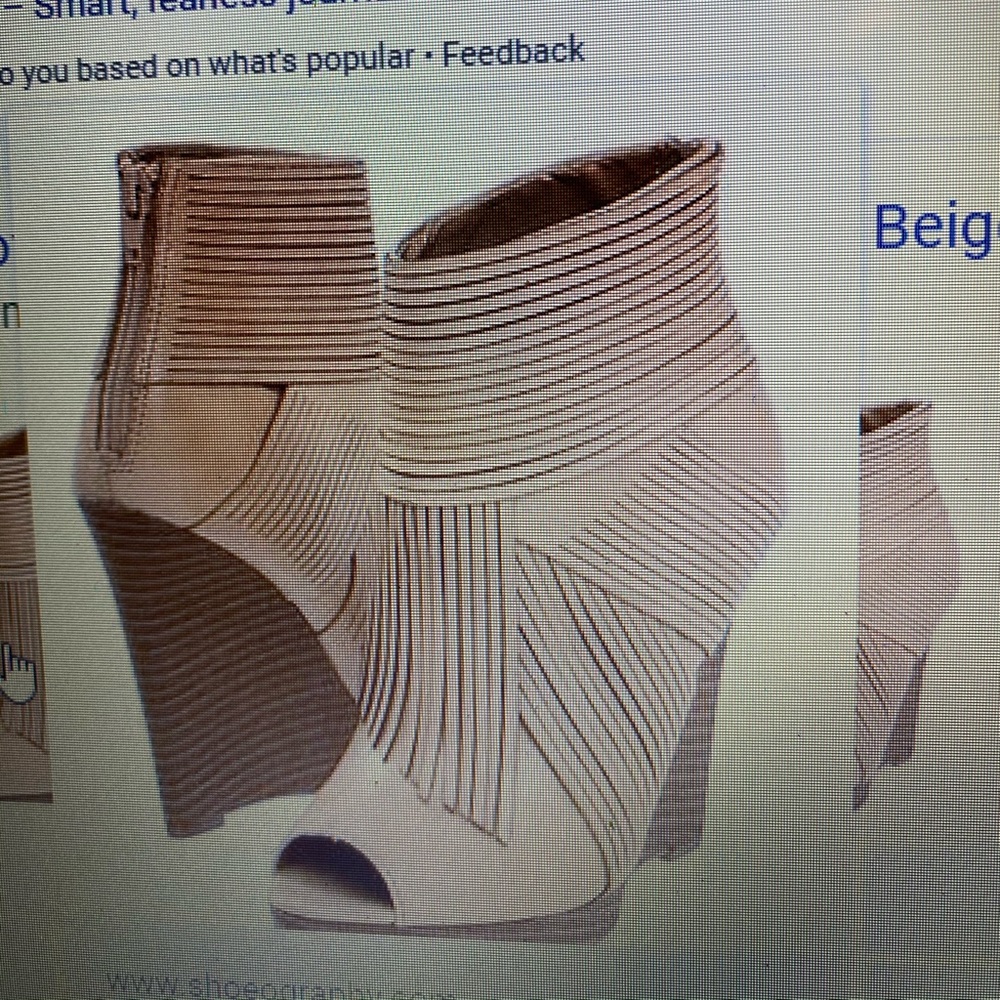 Tan Leather Carlos Santana Curious wedge Booties